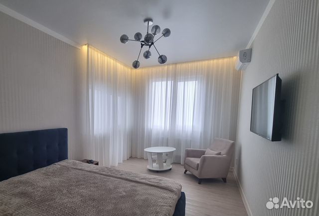 

1-к. квартира, 43 м², 2 кровати