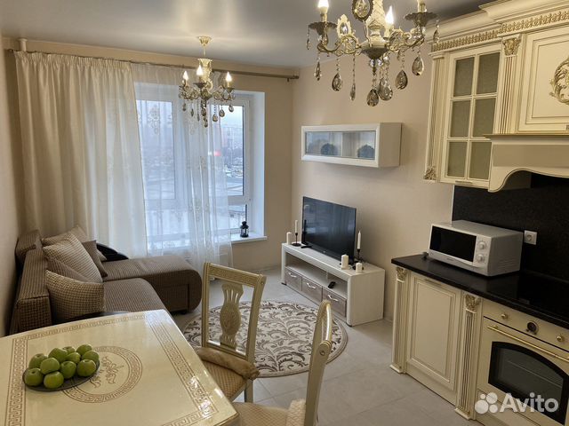 

1-к. квартира, 40 м², 2 кровати