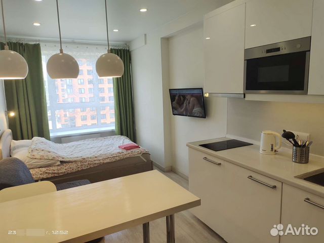 

Квартира-студия, 26 м², 2 кровати