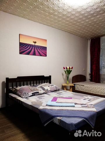 

1-к. квартира, 32 м², 2 кровати