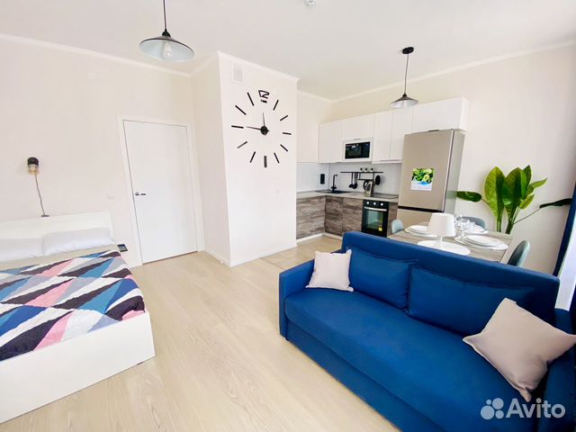 

Квартира-студия, 30 м², 2 кровати