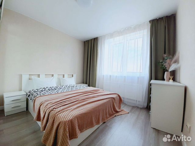 

1-к. квартира, 37 м², 2 кровати
