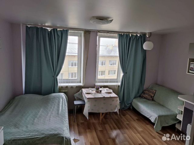 

Квартира-студия, 26 м², 2 кровати