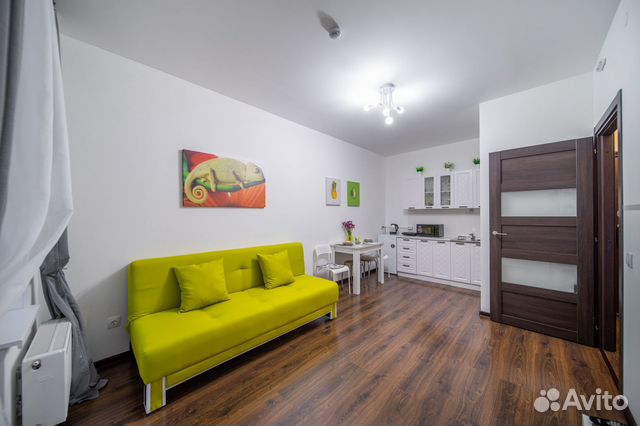 

1-к. квартира, 34 м², 2 кровати