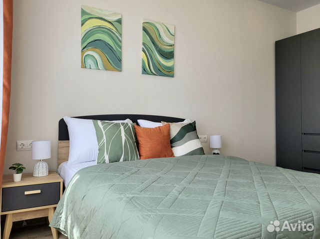 

1-к. квартира, 38 м², 2 кровати