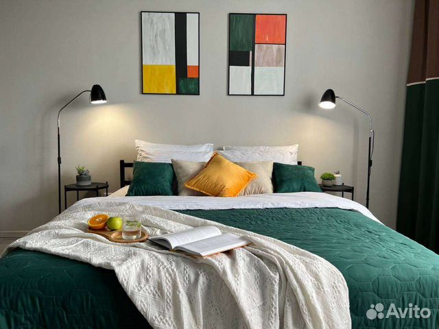 

Квартира-студия, 40 м², 2 кровати