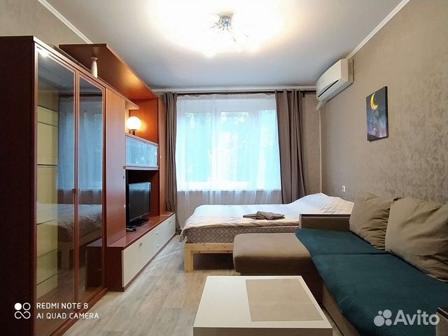 

1-к. квартира, 34 м², 2 кровати