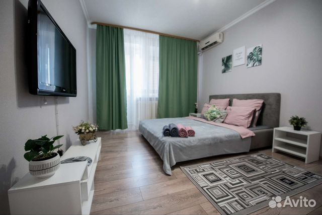 

1-к. квартира, 34 м², 2 кровати