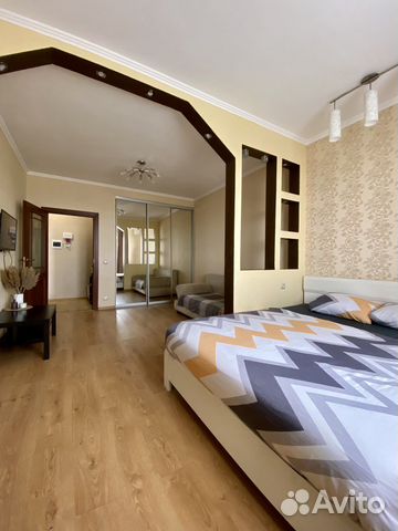 

1-к. квартира, 45 м², 3 кровати