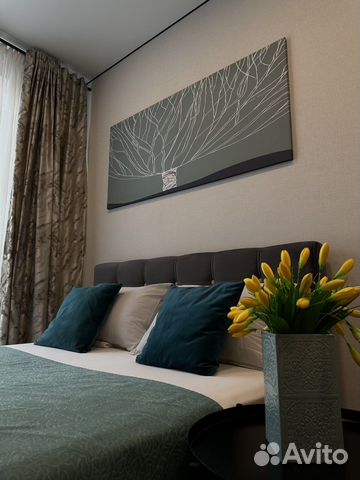 

Квартира-студия, 30 м², 1 кровать