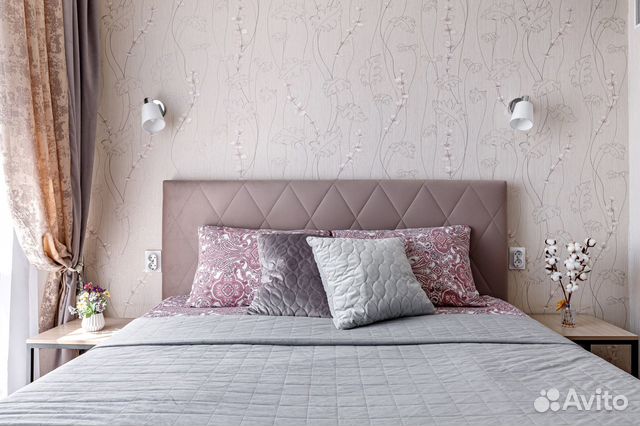 

1-к. квартира, 42 м², 2 кровати