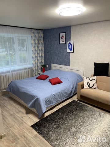 

1-к. квартира, 34 м², 2 кровати