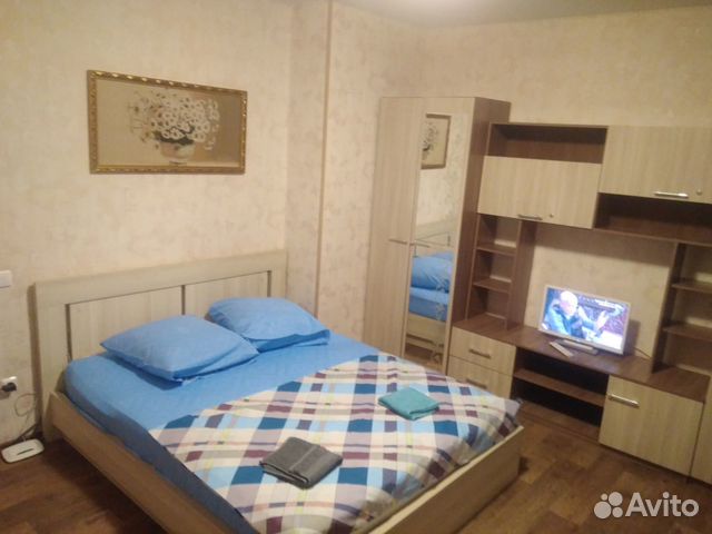 

1-к. квартира, 42 м², 2 кровати