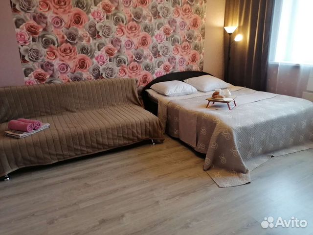 

1-к. квартира, 44 м², 2 кровати