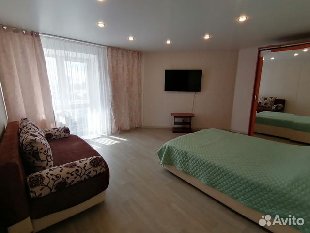 

1-к. квартира, 45 м², 2 кровати