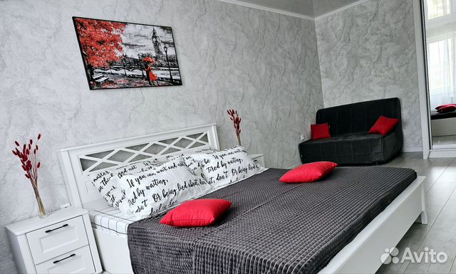 

1-к. квартира, 38 м², 2 кровати
