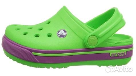 Сандалии сабо Crocband II.5 (Green/Viola) 25 - 35 Сандалии сабо Crocband II.5 (Green/Viola) 25 - 35