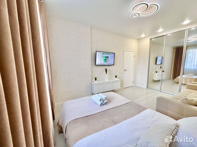 

1-к. квартира, 40 м², 2 кровати