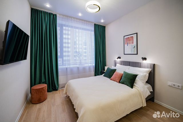 

Квартира-студия, 30 м², 1 кровать