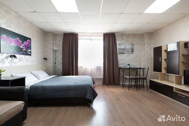 

Квартира-студия, 35 м², 2 кровати