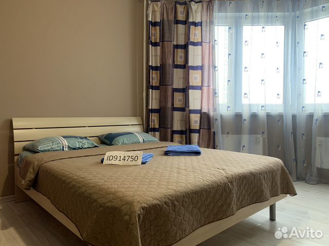 

1-к. квартира, 42 м², 2 кровати