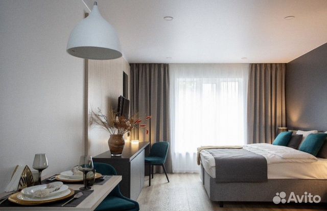 

Квартира-студия, 28 м², 1 кровать