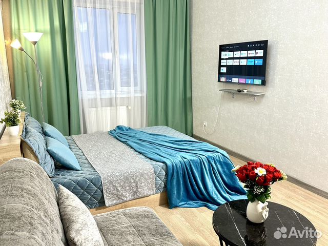 

1-к. квартира, 40 м², 2 кровати