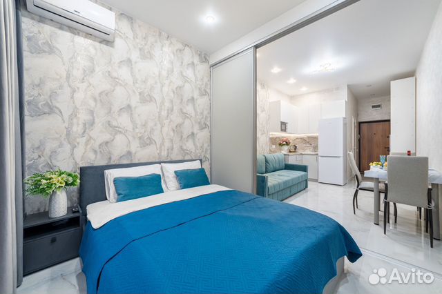

Квартира-студия, 26 м², 2 кровати