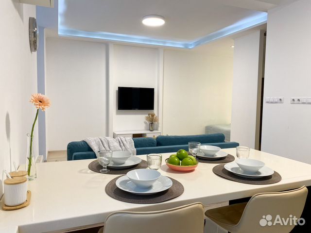 

Квартира-студия, 42 м², 2 кровати