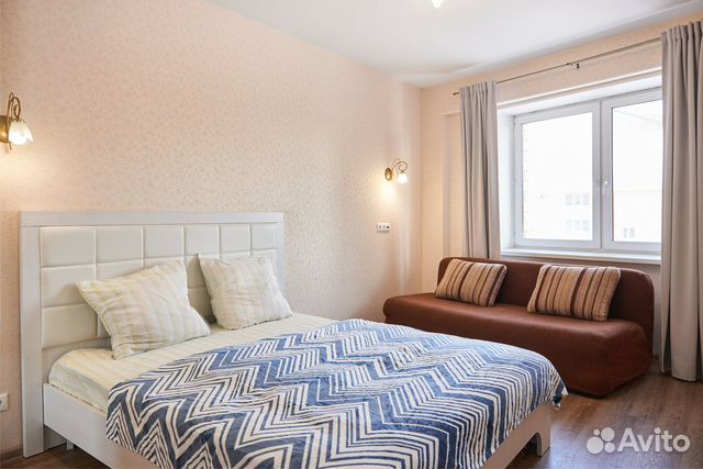 

1-к. квартира, 37 м², 2 кровати