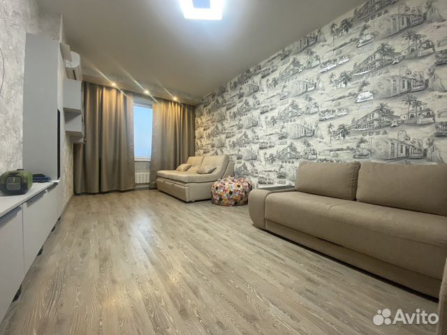 

1-к. квартира, 40 м², 2 кровати