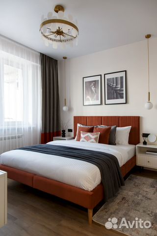 

1-к. квартира, 35 м², 2 кровати