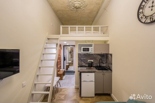 

Квартира-студия, 17 м², 2 кровати
