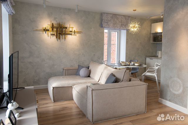 

Квартира-студия, 36 м², 2 кровати