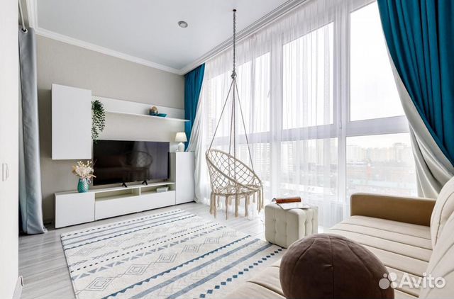 

Квартира-студия, 34 м², 2 кровати