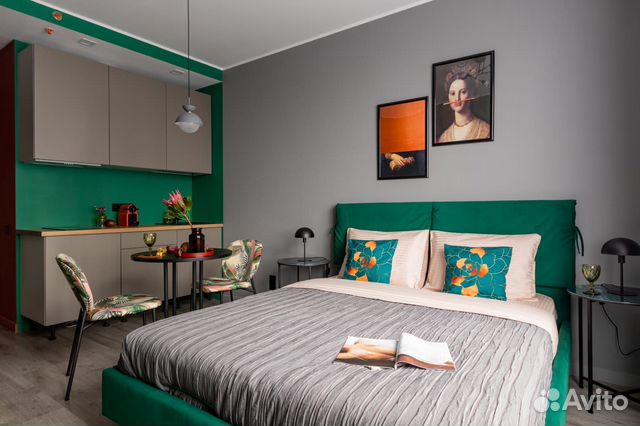 

Квартира-студия, 24 м², 1 кровать