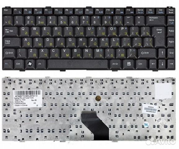 Клавиатура для ноутбука Asus S96, Z62, Z84F