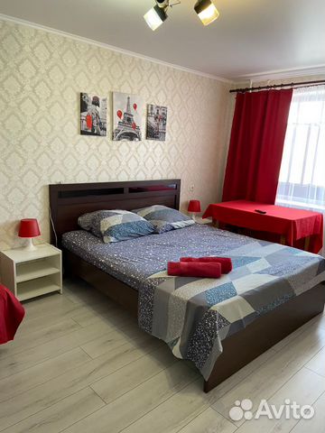

1-к. квартира, 32 м², 2 кровати