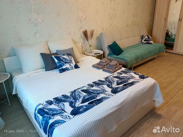 

1-к. квартира, 39 м², 2 кровати
