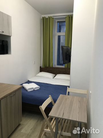 

Квартира-студия, 10 м², 1 кровать