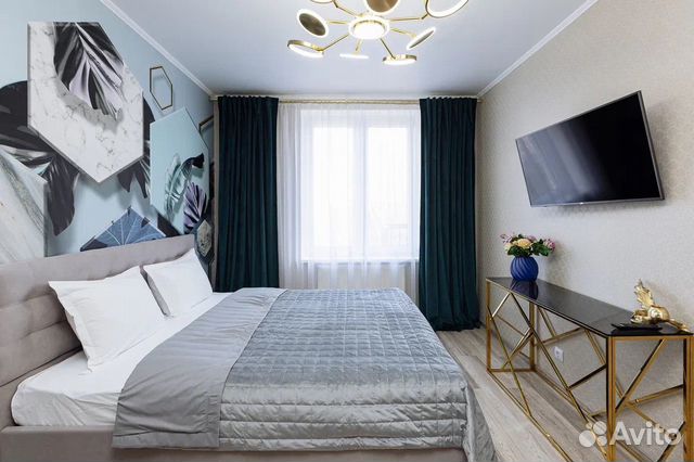 

1-к. квартира, 38 м², 2 кровати