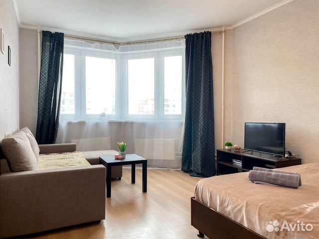 

1-к. квартира, 45 м², 2 кровати