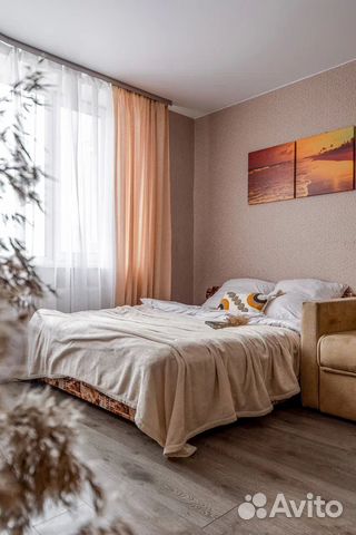 

1-к. квартира, 38 м², 3 кровати