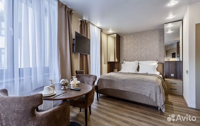 

Квартира-студия, 25 м², 2 кровати