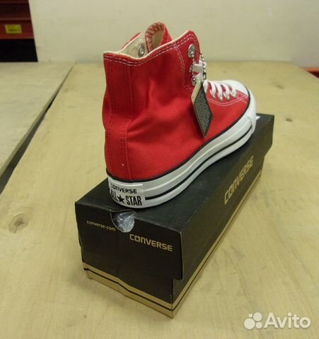 Кеды Converse красные высокие Кеды Converse красные высокие