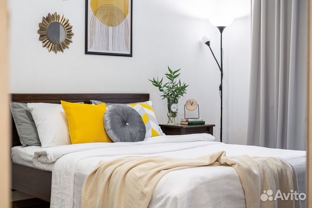 

1-к. квартира, 42 м², 2 кровати