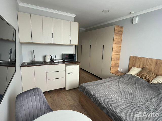 

Квартира-студия, 30 м², 1 кровать