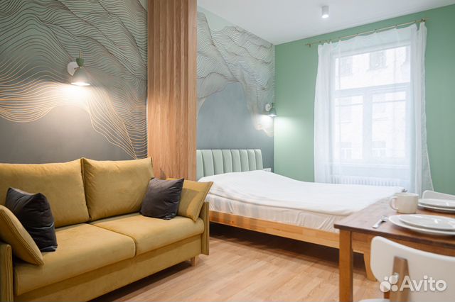 

Квартира-студия, 24 м², 2 кровати