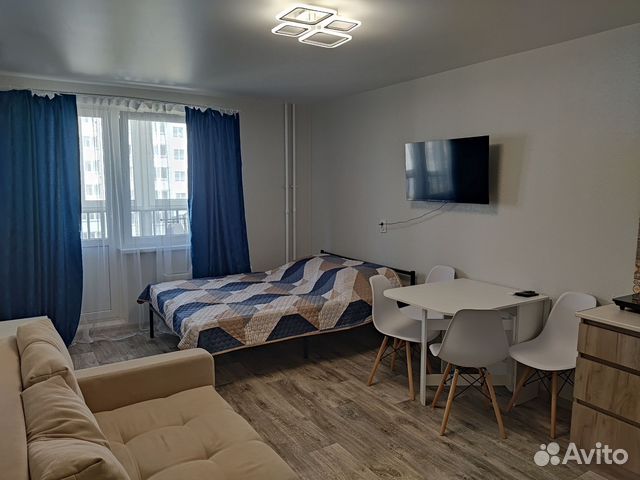 

Квартира-студия, 29 м², 2 кровати