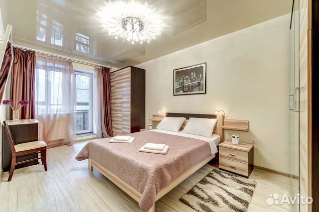 

1-к. квартира, 41 м², 3 кровати